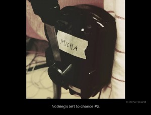 A photo of the studio headphones Micha Holland used while recording Young And Pretty by Ivy Flindt.