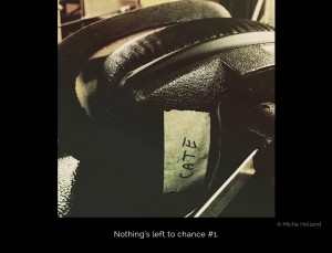 A photo of the studio headphones Cate Martin used while recording Young And Pretty by Ivy Flindt.